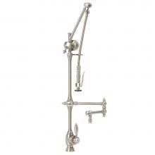 Waterstone 4410-12-WB - Traditional Gantry Pulldown Faucet - 12'' Articulated Spout