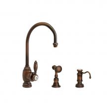 Waterstone 4900-2-PG - Waterstone Hampton Prep Faucet - 2pc. Suite