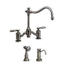 Waterstone 6200-2-WB - Annapolis Bridge Faucet - Lever Handles - 2Pc. Suite