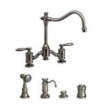 Waterstone 6200-4-WB - Annapolis Bridge Faucet - Lever Handles - 4Pc. Suite