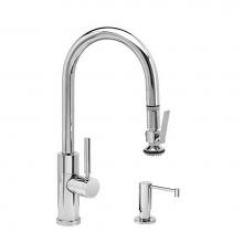 Waterstone 9980-2-WB - Modern Prep Size Plp Pulldown Faucet - Lever Sprayer - 2Pc. Suite