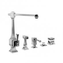 Waterstone 8500-4-PG - Yorktown Kitchen Faucet - 4Pc. Suite