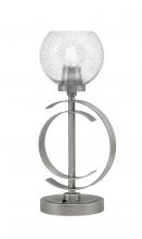  56-GP-4102 - Accent Lamp, Graphite Finish, 5.75" Smoke Bubble Glass