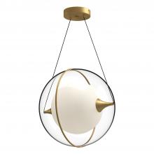 Kuzco Lighting Inc PD76716-BG - Aries 16-in Brushed Gold LED Pendant