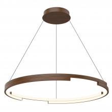 Kuzco Lighting Inc PD52732-WT-UNV - Anello Minor 32-in Walnut LED Pendant