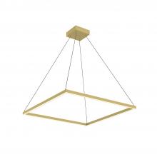 Kuzco Lighting Inc PD88132-BG - Piazza 32-in Brushed Gold LED Pendant