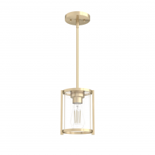 Hunter 19952 - Hunter Astwood Alturas Gold with Clear Glass 1 Light Pendant Ceiling Light Fixture