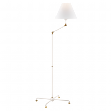 Hudson Valley MDSL110-AGB/WH - 1 LIGHT FLOOR LAMP