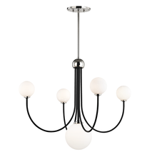 Mitzi by Hudson Valley Lighting H234805-PN/BK - Coco Chandelier