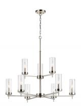 Visual Comfort & Co. Studio Collection 3190309EN-962 - Zire Nine Light Chandelier