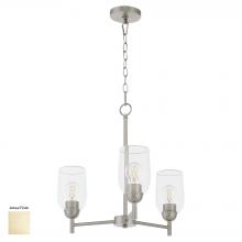 Quorum 6112-3-80 - Wallinger 3 Light Chandelier, Aged Brass