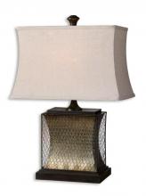 Uttermost 27651 - One Light Antiqued Silver Leaf Table Lamp