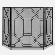 Uttermost 17982 - Rosen Geometric Fireplace Screen