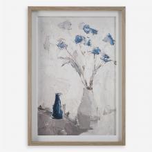 Uttermost 32287 - Blue Flowers In Vase Framed Print