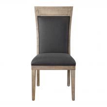 Uttermost 23440 - Encore Dark Gray Armless Chair