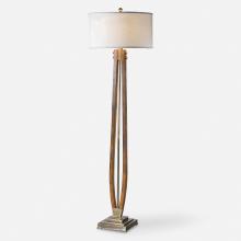 Uttermost 28105 - Boydton Burnished Wood Floor Lamp