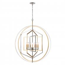 ELK Home 12265/9 - Geosphere 46'' Wide 9-Light Chandelier - Polished Nickel