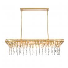 ELK Home 82226/4 - Fantania 36'' Wide 4-Light Linear Chandelier - Champagne Gold